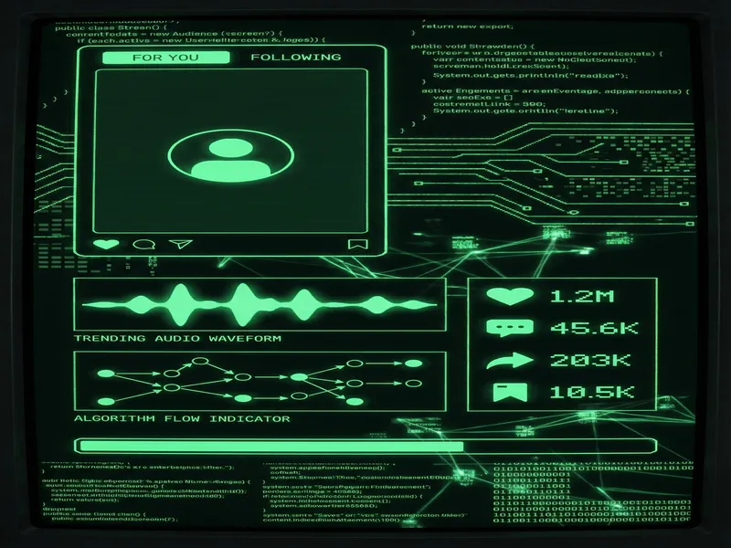 抖音平台 今日吃瓜 算法分析终端界面